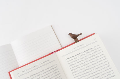 Bird Stick Wooden Bookmark